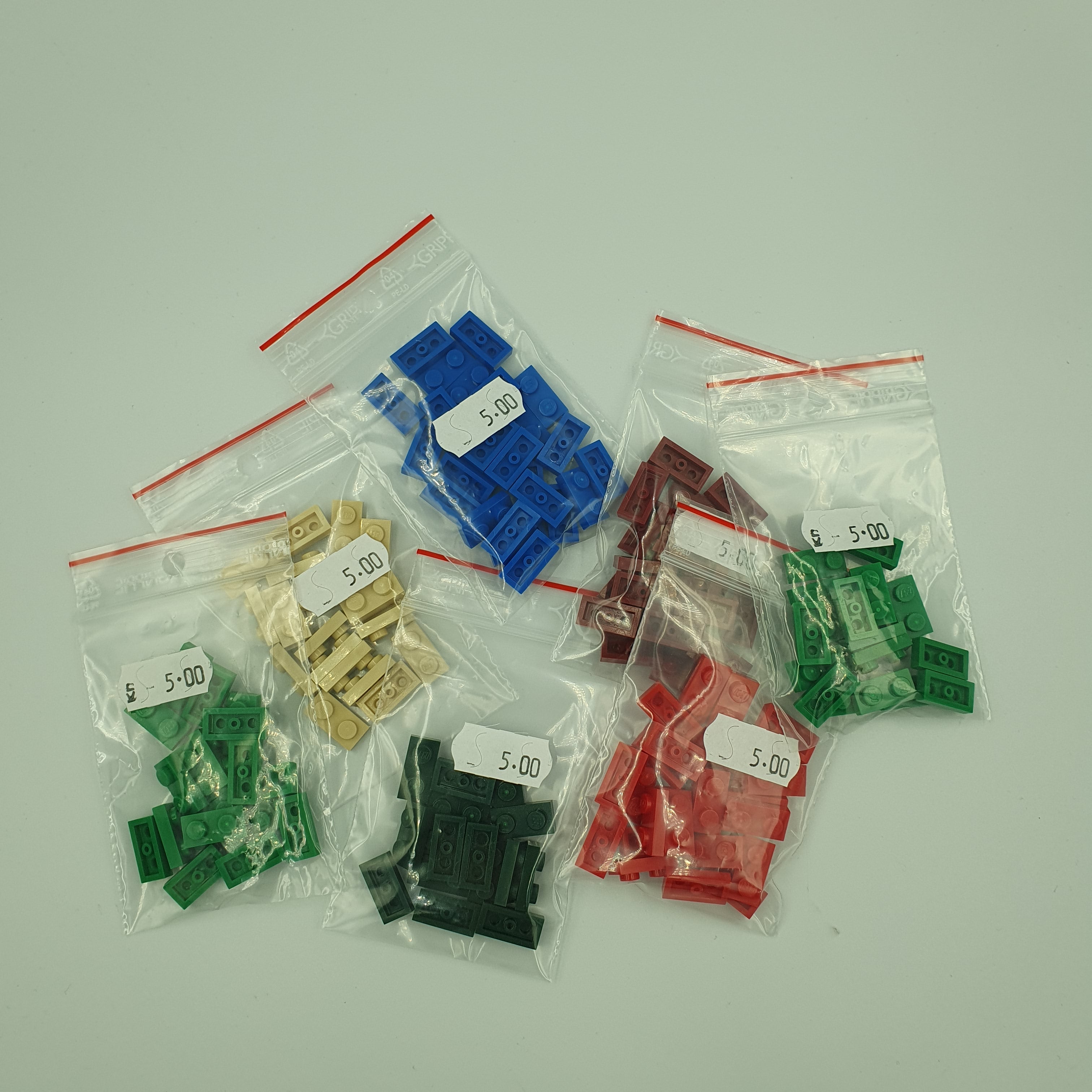 LEGO Plate 1x2 3023 Lime