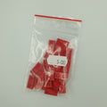 LEGO Plate 1x2 3023 Rød