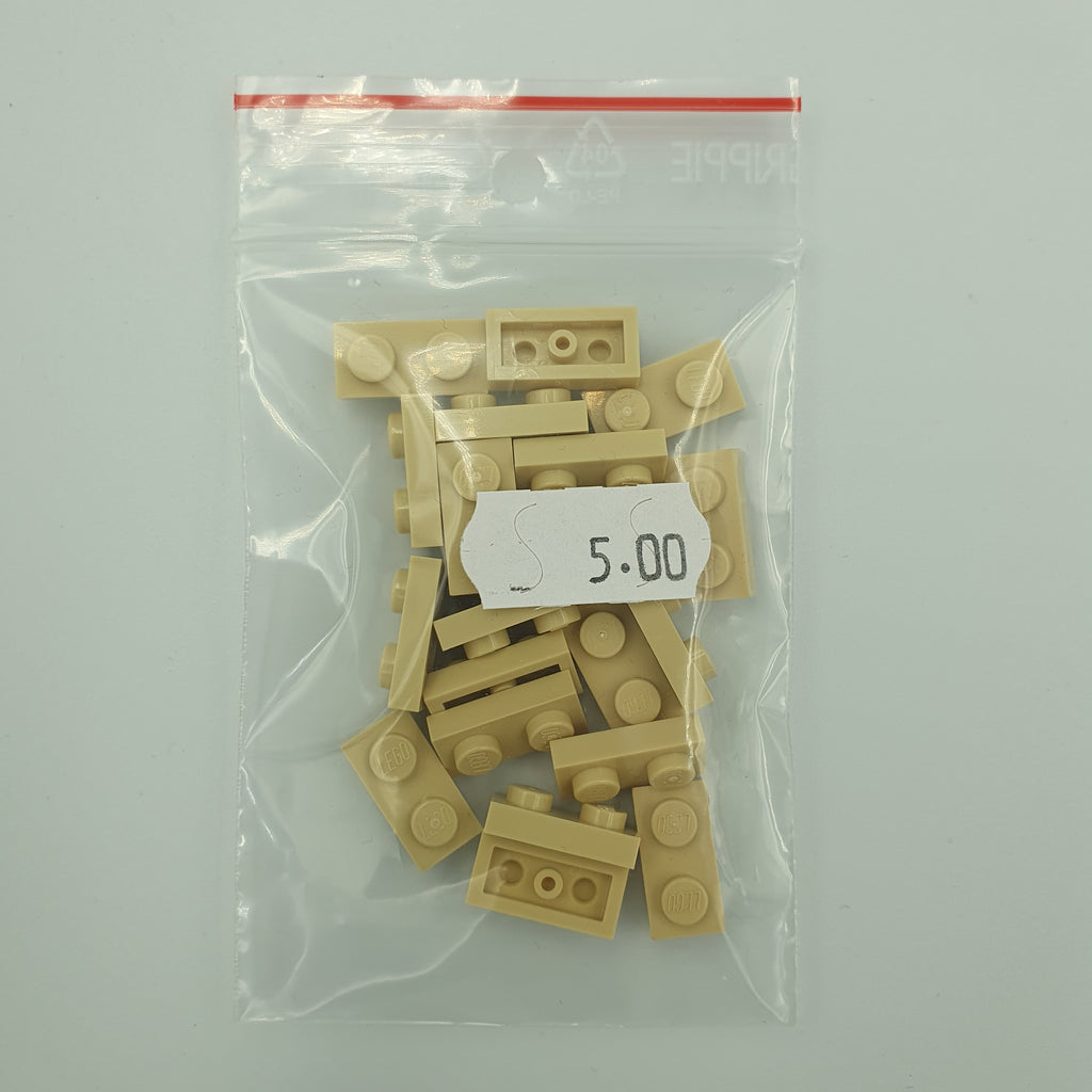 LEGO Plate 1x2 3023 Sand