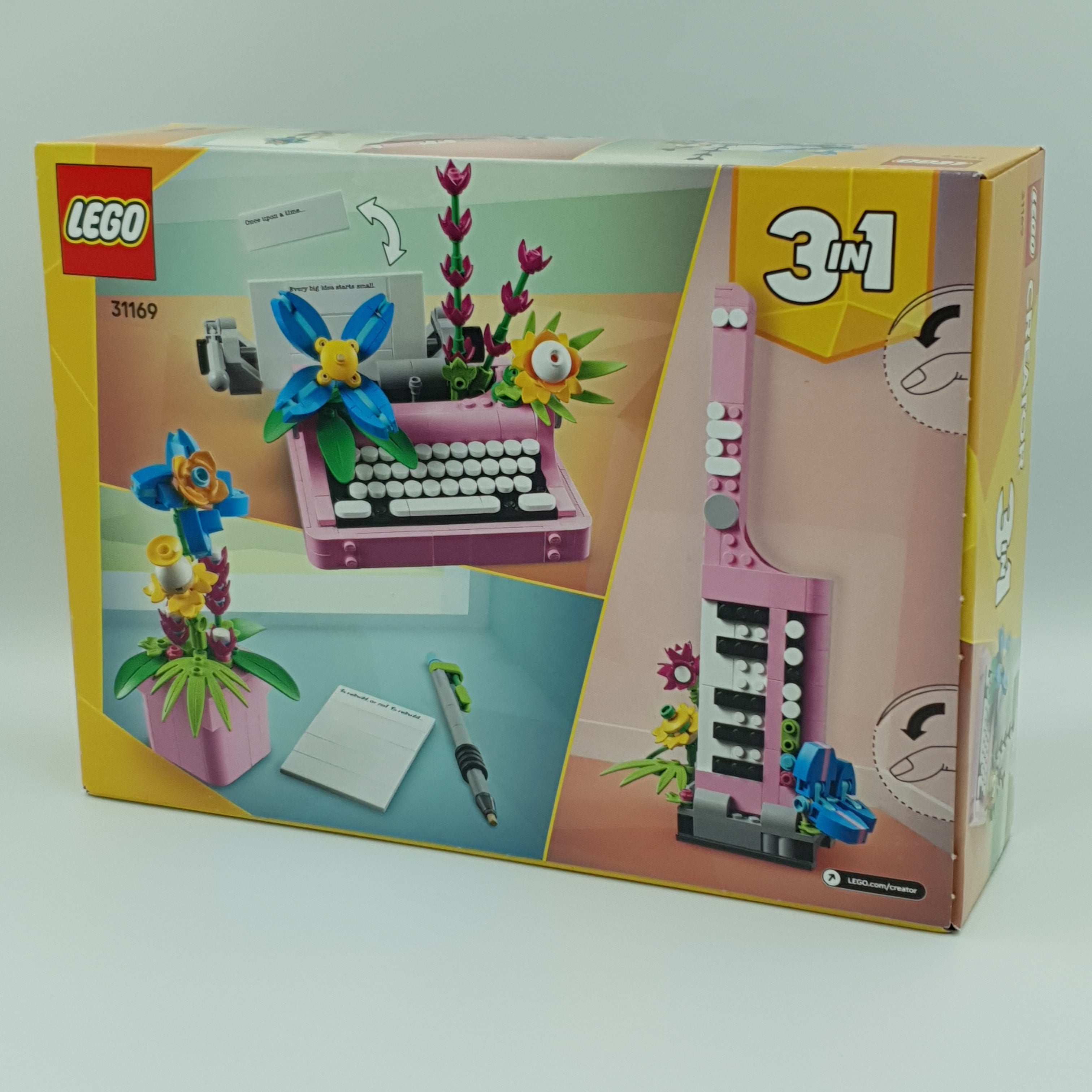 LEGO 31169 Skrivemaskine med blomster